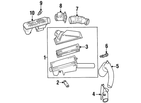 1999 Mercury Cougar Air Intake Diagram