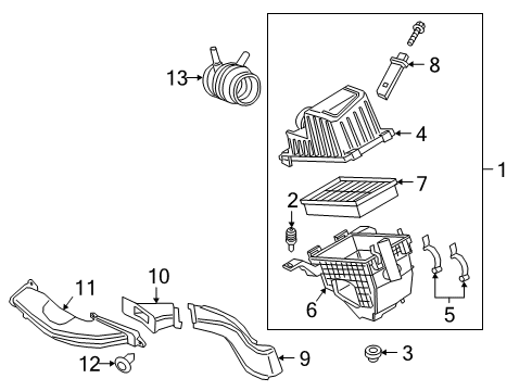 2023 Ford Transit Connect Air Intake Diagram