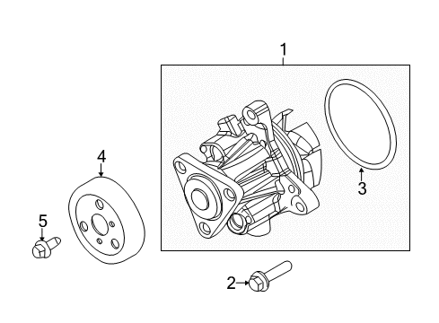 2011 Lincoln MKZ Water Pump Diagram