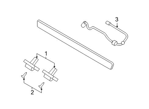 2006 Ford Freestyle Socket And Wire Assembly - Lamp Diagram for 5F9Z-13412-AA