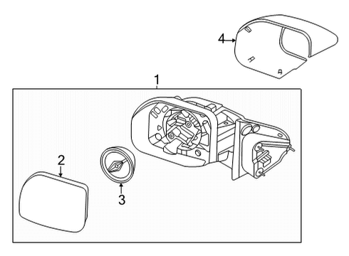 2022 Ford Maverick Mirrors Diagram