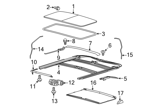 2012 Ford F-150 Sunroof Diagram