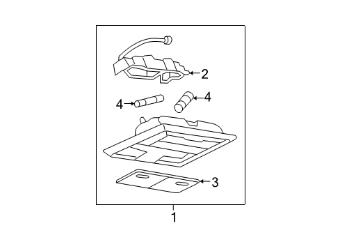 2006 Ford Five Hundred Sunroof  Diagram 1 - Thumbnail