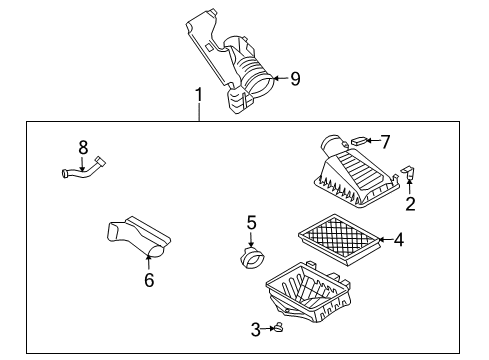 2004 Ford Thunderbird Air Intake Diagram