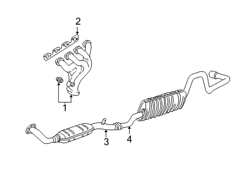 2000 Ford Ranger Exhaust Manifold Diagram 1 - Thumbnail