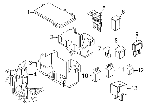 2019 Ford F-350 Super Duty Fuse & Relay Diagram