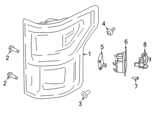 2021 Ford F-150 Lane Departure Warning Diagram 5 - Thumbnail