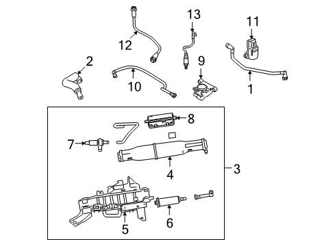 2007 Lincoln Navigator Emission Components Diagram