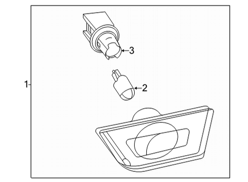 2023 Ford Maverick Side Marker Lamps Diagram