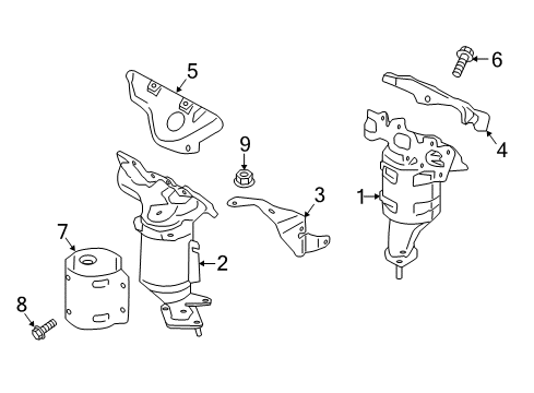 2017 Ford Edge Exhaust Manifold Diagram 3 - Thumbnail