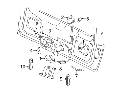 2003 Lincoln Aviator Switches Diagram 2 - Thumbnail