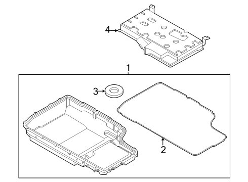 2024 Ford F-250 Super Duty Transmission Components Diagram