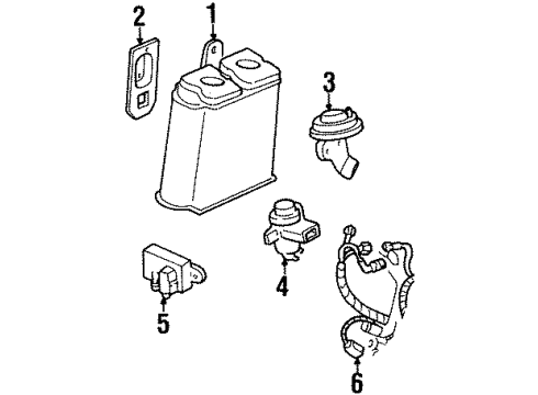 1993 Lincoln Mark VIII EGR System Diagram