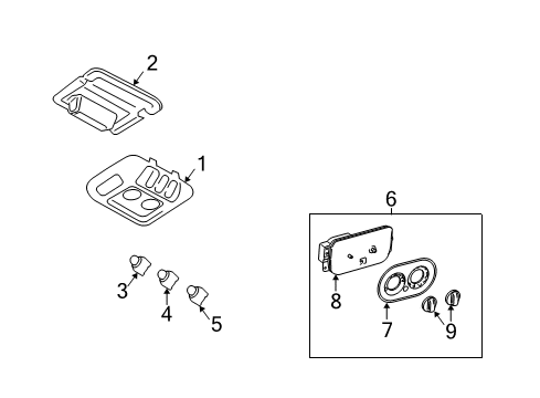 2004 Lincoln Navigator Quarter Window Diagram