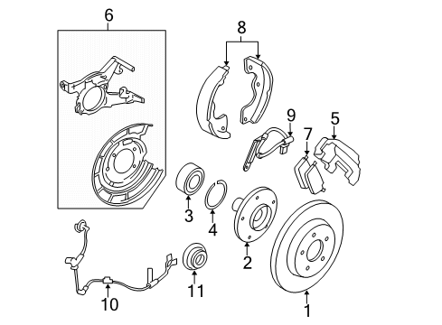 2008 Ford Escape Parking Brake Diagram 2 - Thumbnail