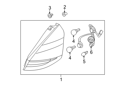 2013 Ford Fiesta Tail Lamps Diagram 1 - Thumbnail