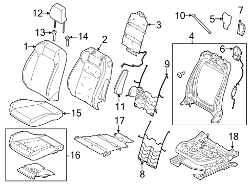 2024 Ford Mustang ELEMENT ASY - HEATING Diagram for PR3Z-14D696-C