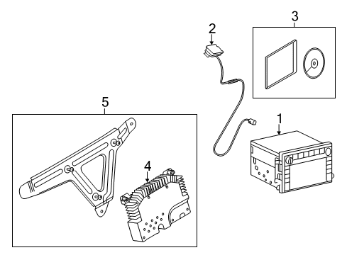 2008 Ford Expedition Navigation System Components Diagram