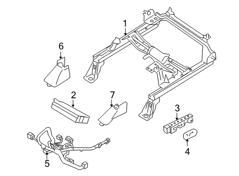 2008 Ford Taurus X Front Seats Diagram