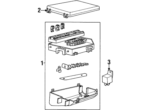 2002 Mercury Grand Marquis Electrical Components Diagram