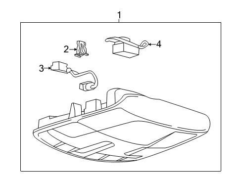 2018 Lincoln MKZ Overhead Console Diagram