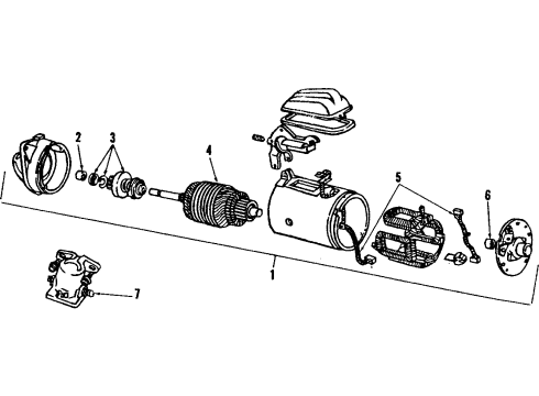 1987 Lincoln Mark VII Starter Diagram