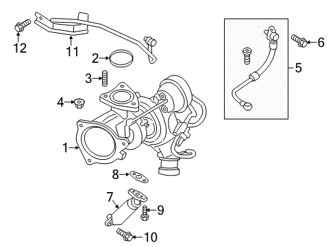 2016 Ford Escape Turbocharger Diagram 1 - Thumbnail