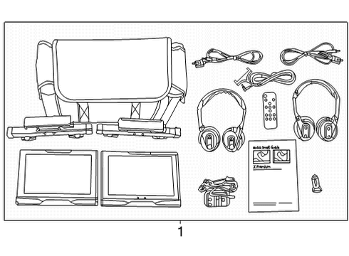 2022 Ford F-150 Entertainment System Components Diagram 1 - Thumbnail