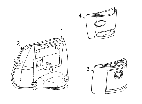 2006 Ford E-250 Engine Cover & Components, Console Diagram