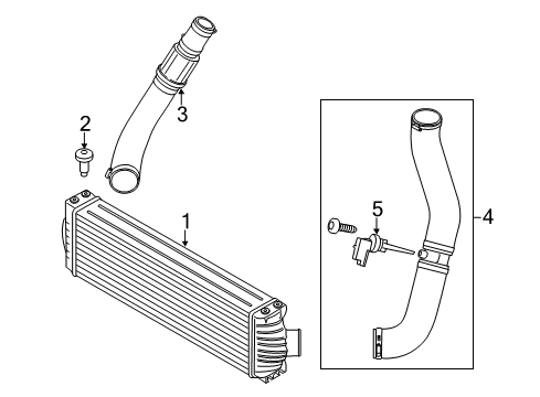 2015 Ford Transit-350 HD Intercooler, Cooling Diagram 1 - Thumbnail