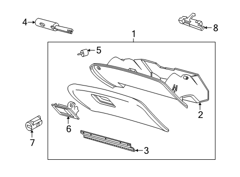 2003 Lincoln Town Car Glove Box Diagram