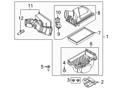 2009 Lincoln MKS Module - Engine Control - EEC V Diagram for 9A5Z-12A650-DH