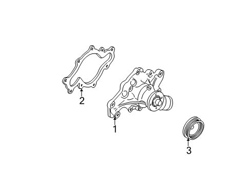 2001 Ford Explorer Water Pump Diagram