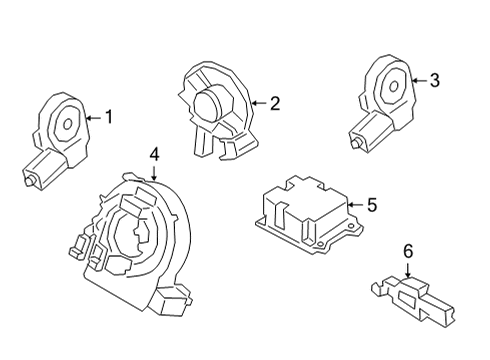 2022 Ford Bronco Sport Air Bag Components Diagram 2 - Thumbnail