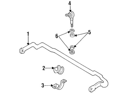 1993 Mercury Villager Insulator Diagram for F3XY-5493-A