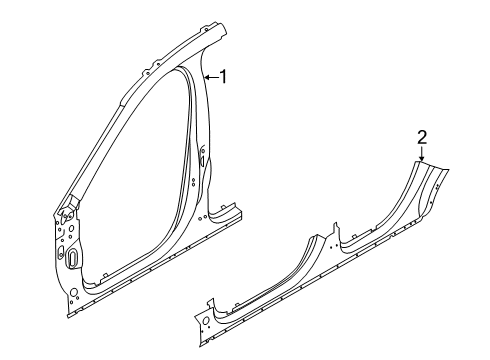 2021 Ford Escape Aperture Panel Diagram