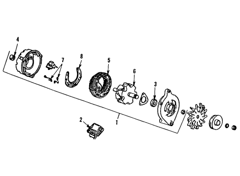 1993 Lincoln Mark VIII Alternator Diagram