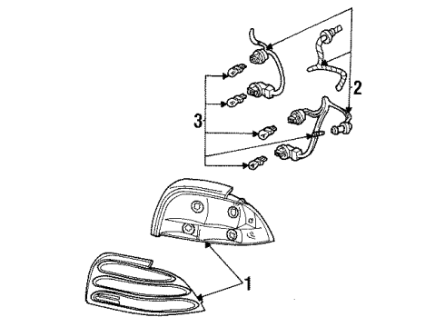 1995 Ford Mustang Bulbs Diagram