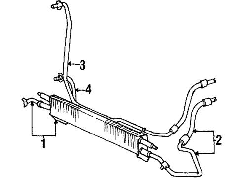 1999 Ford Windstar Tube Diagram for XF2Z-7A030-AA