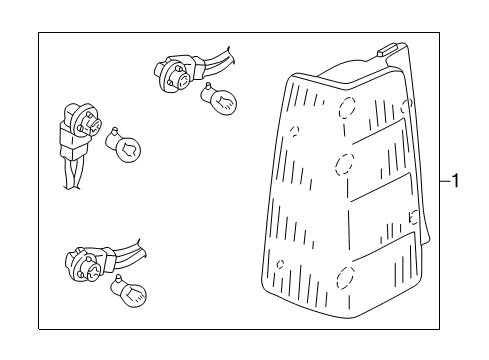 2005 Ford Escape Tail Lamps Diagram 1 - Thumbnail