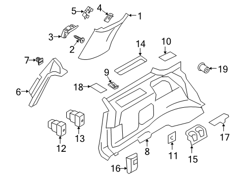 2016 Lincoln Navigator Power Seats Diagram 1 - Thumbnail