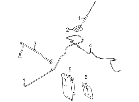 2011 Ford Focus Antenna & Radio Diagram