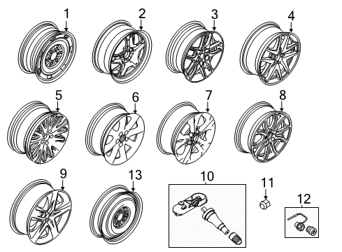 2012 Ford Fusion Wheels Diagram