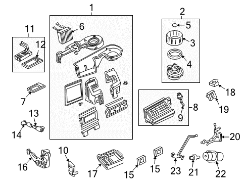 2006 Mercury Mountaineer Air Conditioner Diagram 4 - Thumbnail