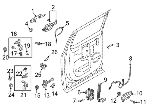 2023 Ford F-150 Rear Door - Electrical Diagram 8 - Thumbnail