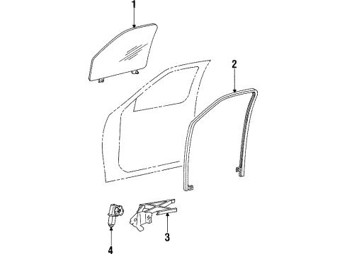 2000 Lincoln Navigator Front Door Diagram