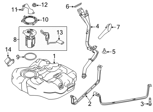 2012 Ford Focus Fuel Supply Diagram