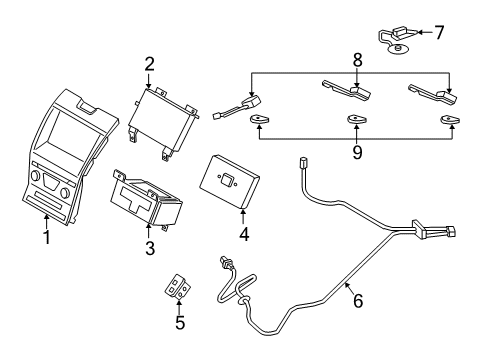 2015 Ford Edge Sound System Diagram 2 - Thumbnail