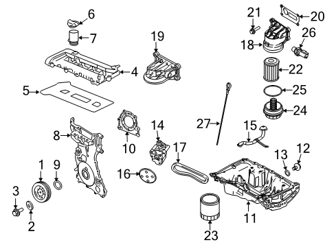 2012 Ford Escape Filters Diagram 5 - Thumbnail