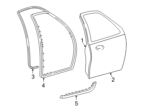 2003 Ford Expedition Front Door Diagram